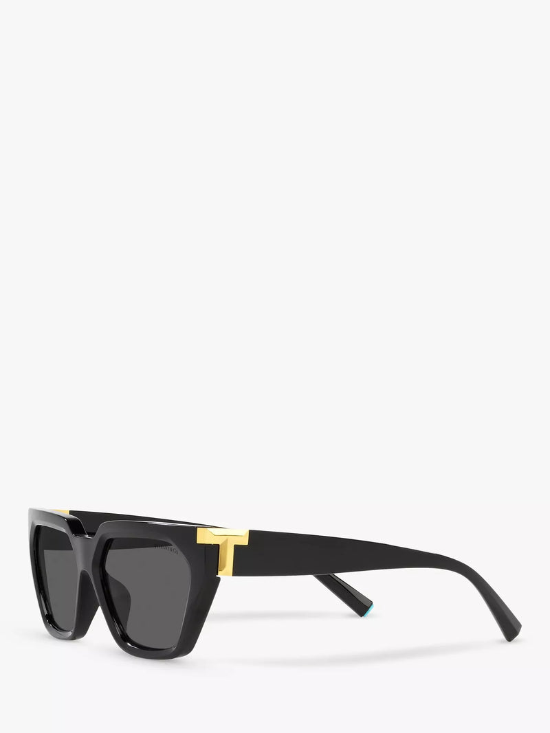 Tiffany & Co irregular sunglasses black (British brand)