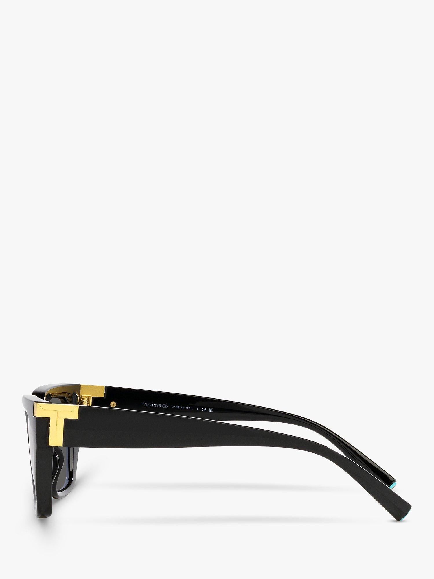 Tiffany & Co irregular sunglasses black (British brand)