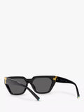 Tiffany & Co irregular sunglasses black (British brand)