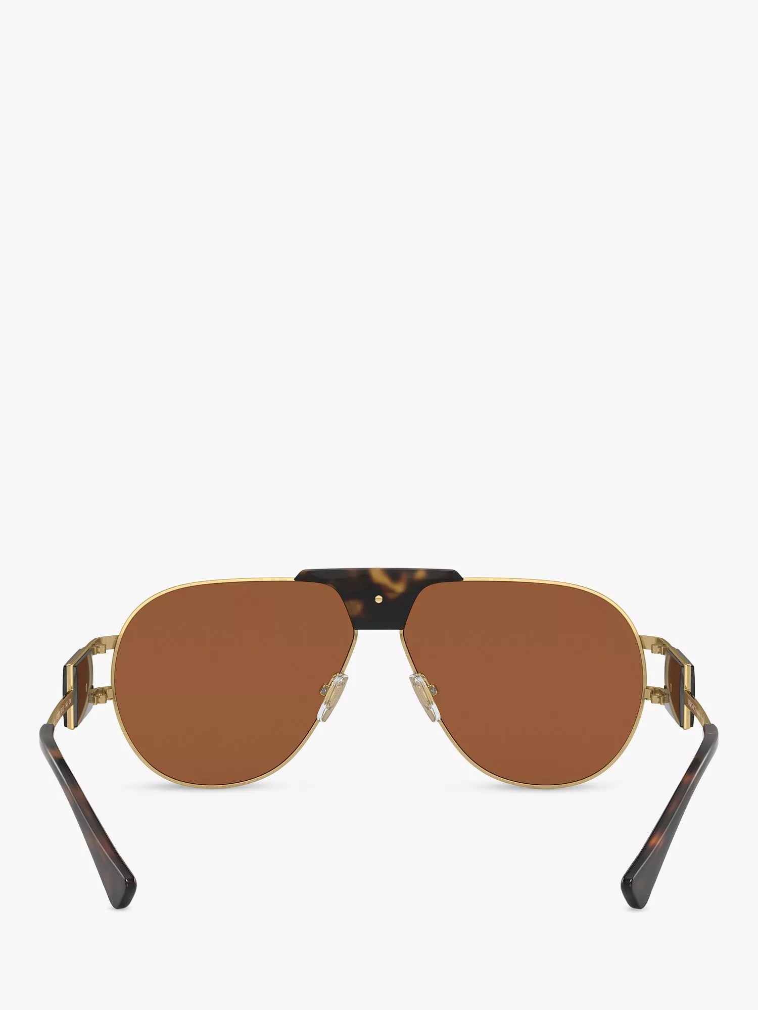 Versace gold aviator sunglasses with brown lenses - British product