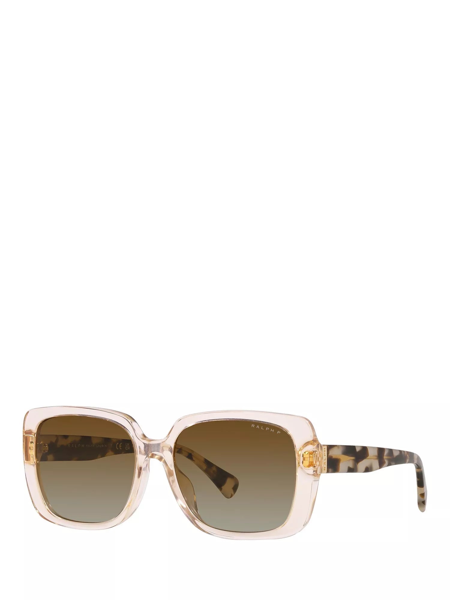 Ralph Lauren pillow sunglasses shiny Havana Beige, UK version