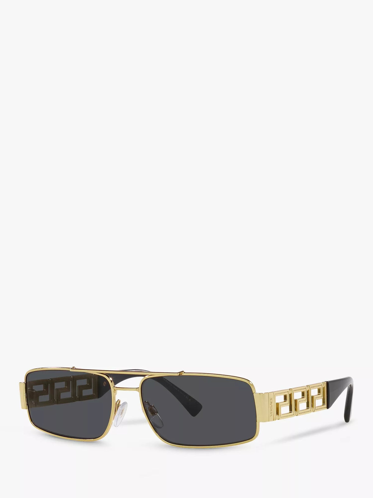 Versace VE2257 gold rectangular sunglasses, UK version