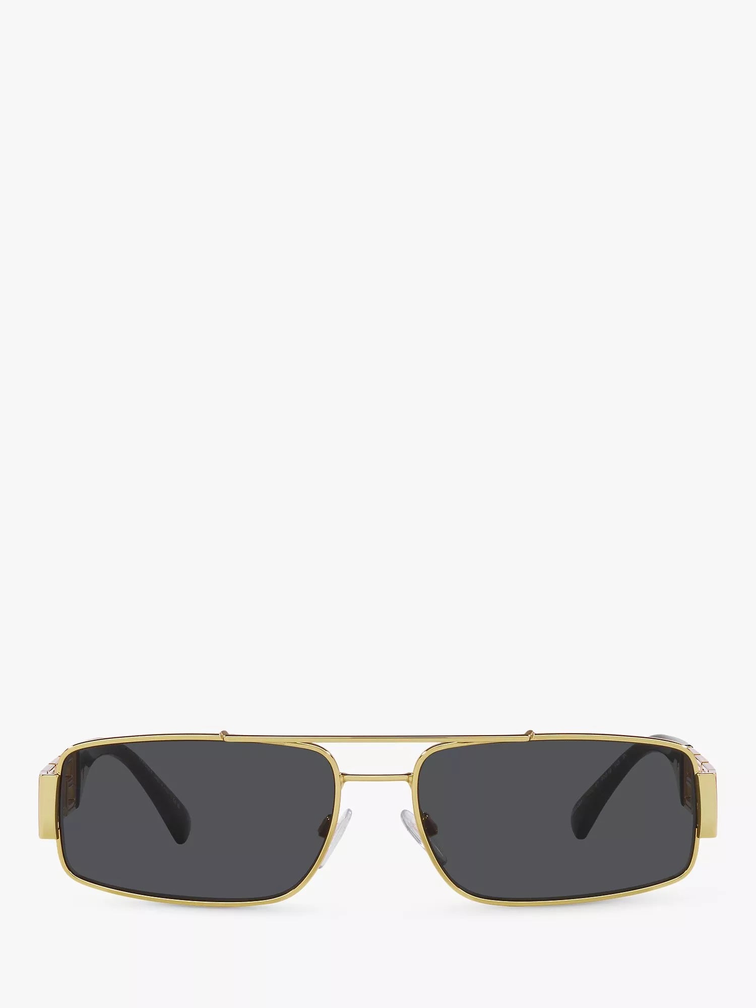 Versace VE2257 gold rectangular sunglasses, UK version