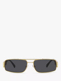 Versace VE2257 gold rectangular sunglasses, UK version