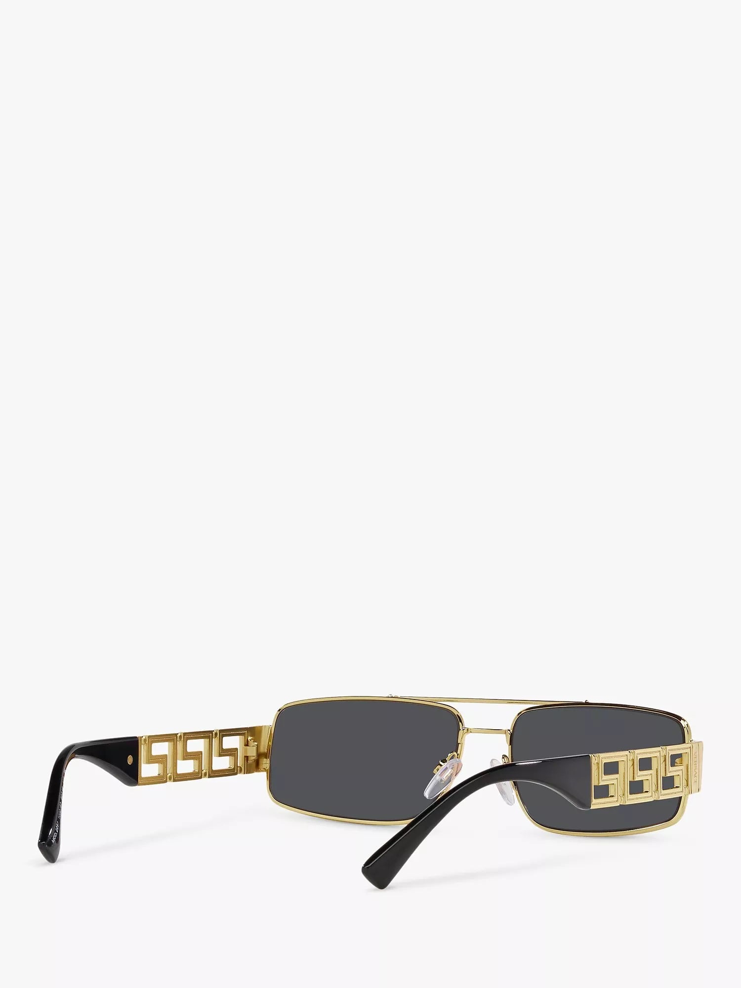 Versace VE2257 gold rectangular sunglasses, UK version