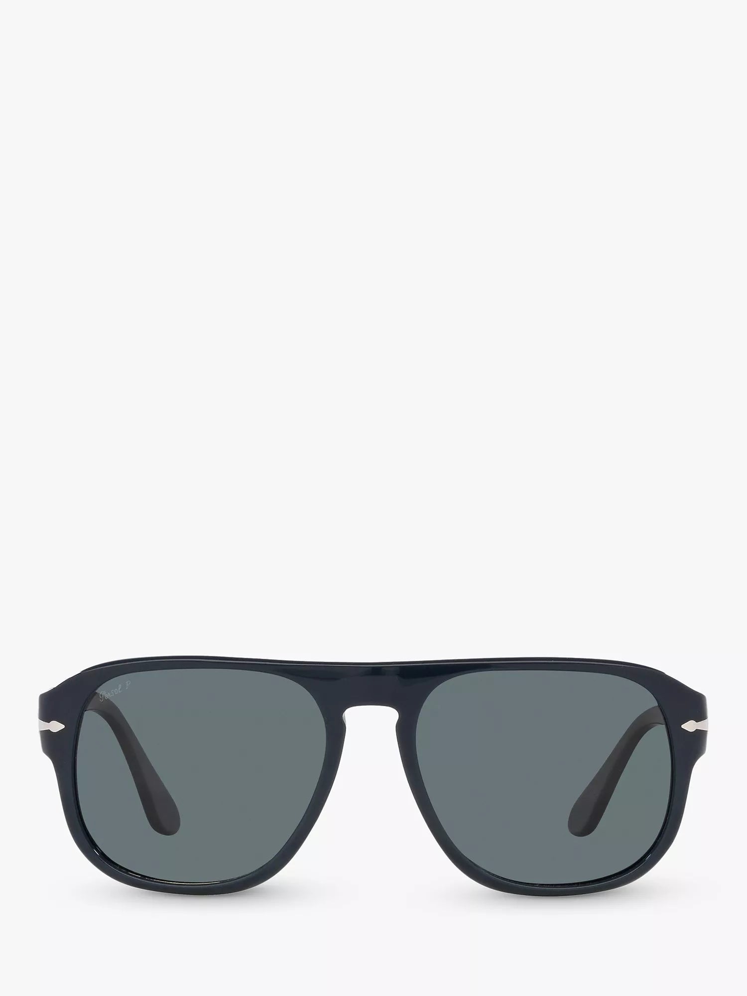 Persol PO3310S polarised pillow sunglasses blue dust glass - British product