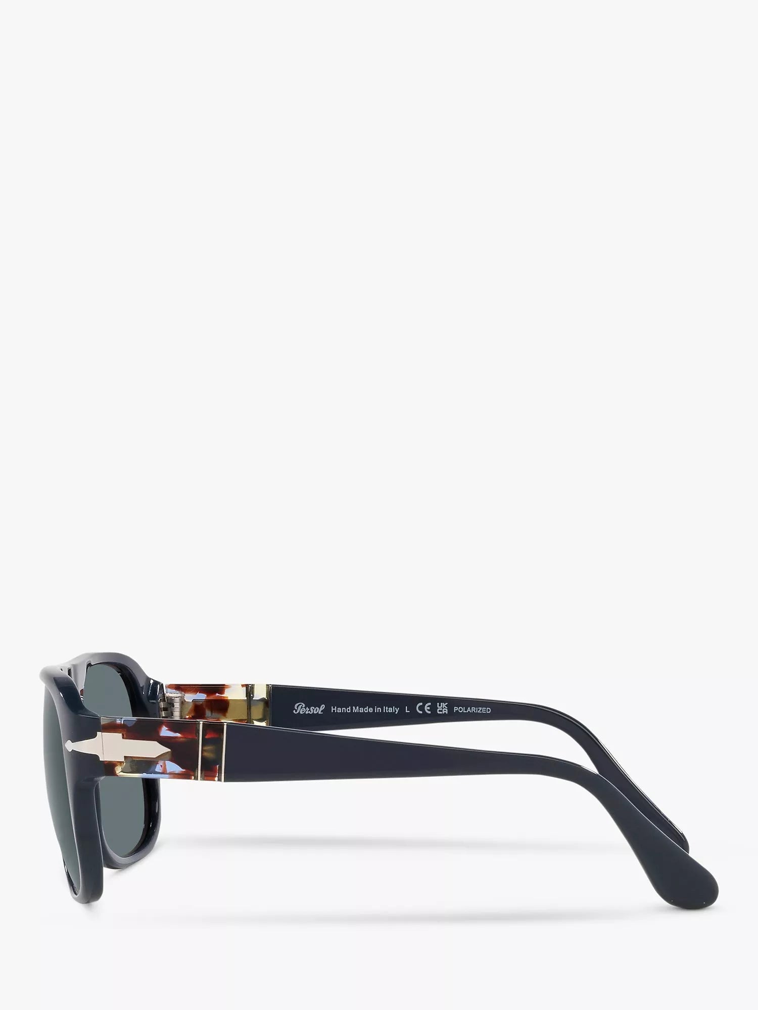 Persol PO3310S polarised pillow sunglasses blue dust glass - British product