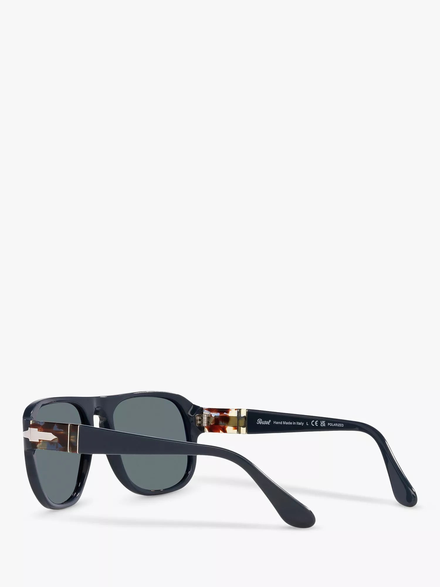 Persol PO3310S polarised pillow sunglasses blue dust glass - British product