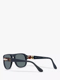 Persol PO3310S polarised pillow sunglasses blue dust glass - British product