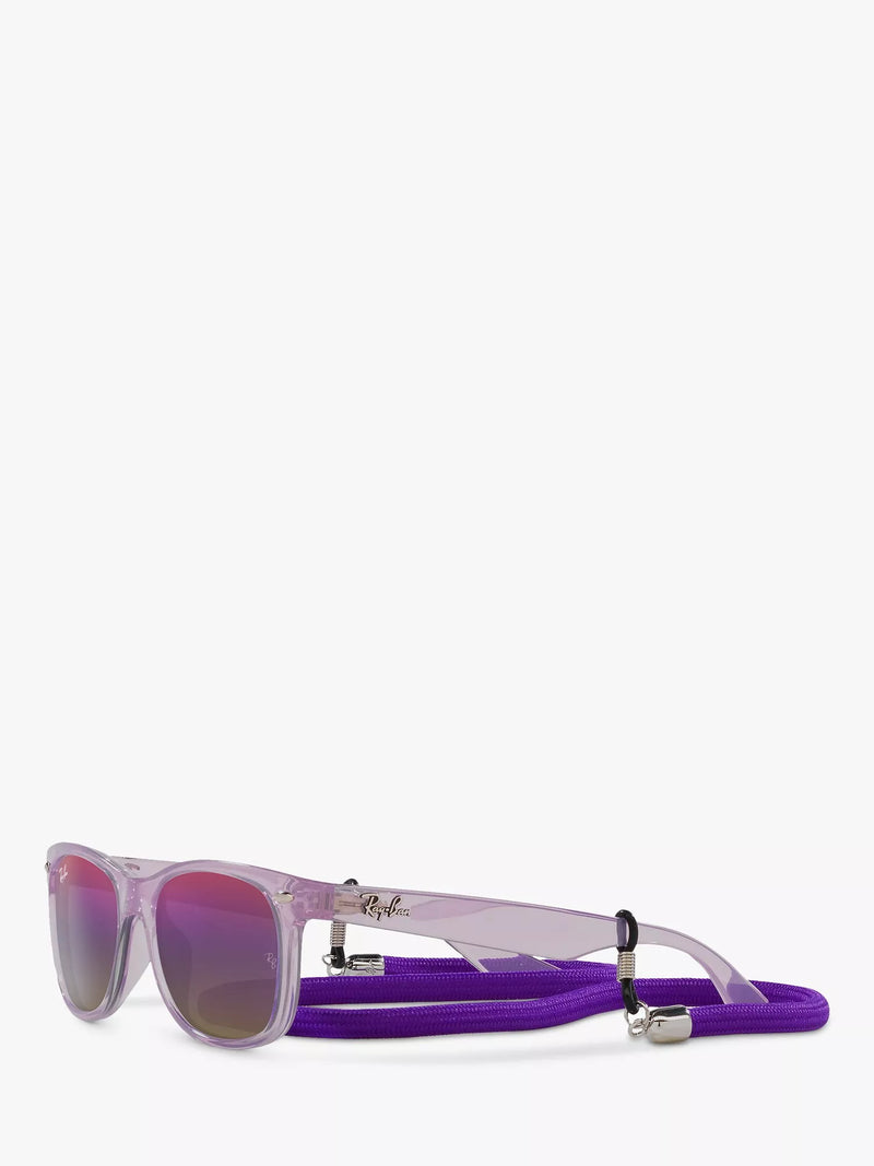Ray-Ban Junior RJ9052S sunglasses opal purple, imported from the UK
