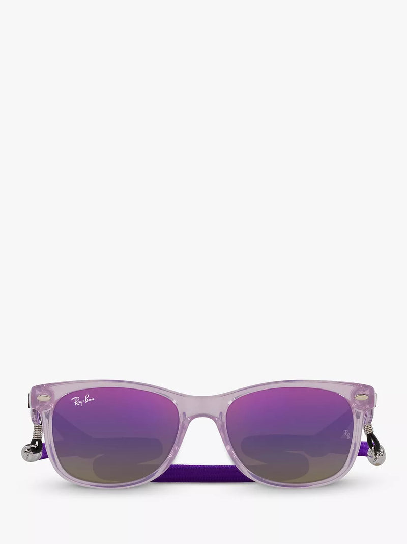 Ray-Ban Junior RJ9052S sunglasses opal purple, imported from the UK