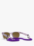Ray-Ban Junior RJ9052S sunglasses opal purple, imported from the UK