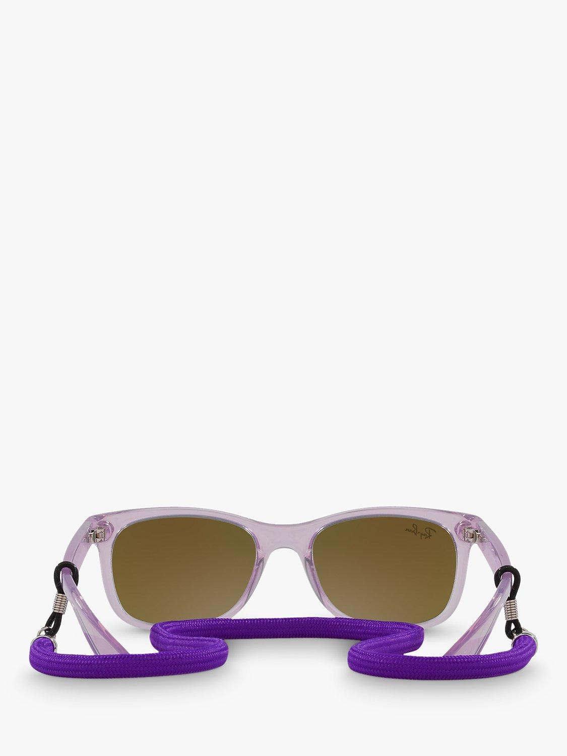 Ray-Ban Junior RJ9052S sunglasses opal purple, imported from the UK