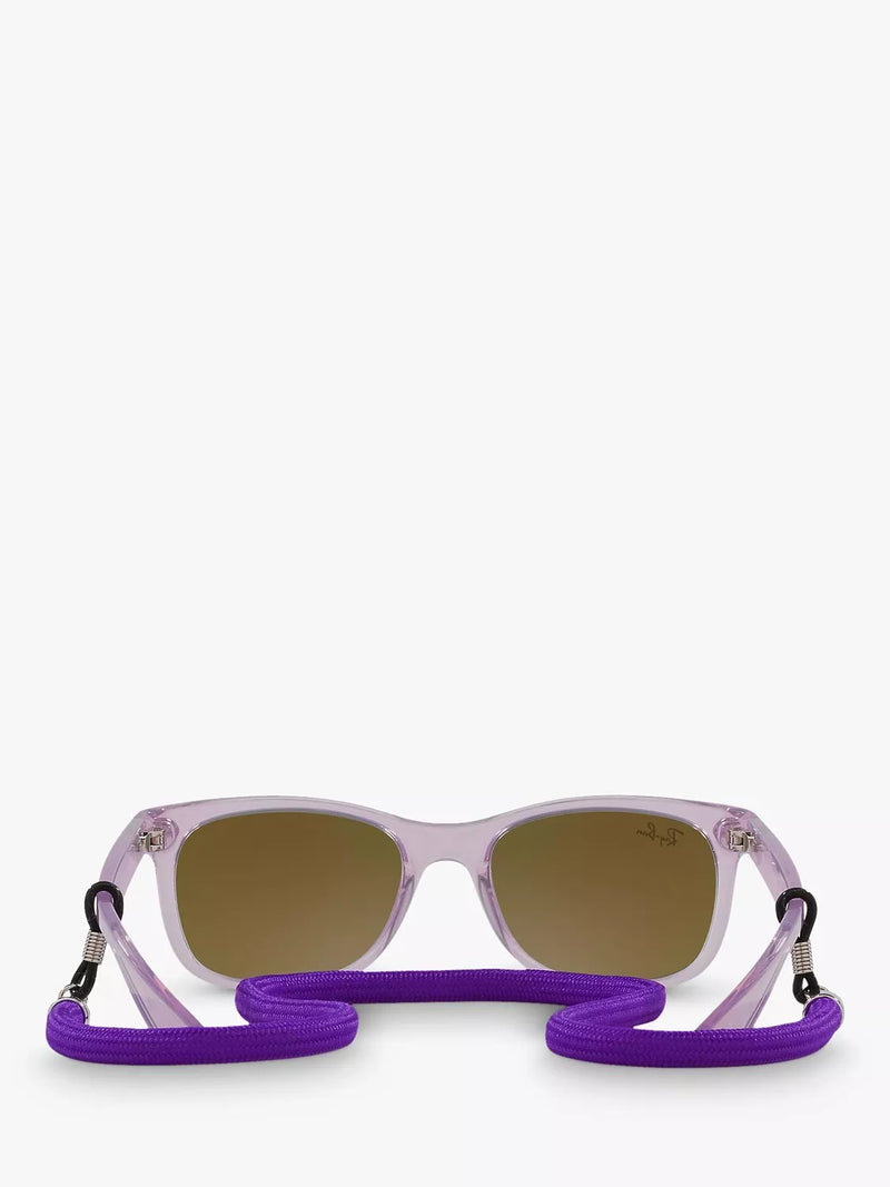 Ray-Ban Junior RJ9052S sunglasses opal purple, imported from the UK