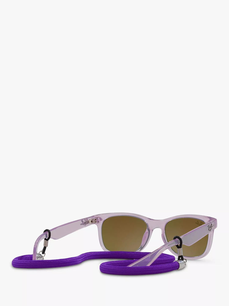 Ray-Ban Junior RJ9052S sunglasses opal purple, imported from the UK