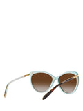 Ralph Lauren cat eye sunglasses brown gold 59mm, imported from the UK