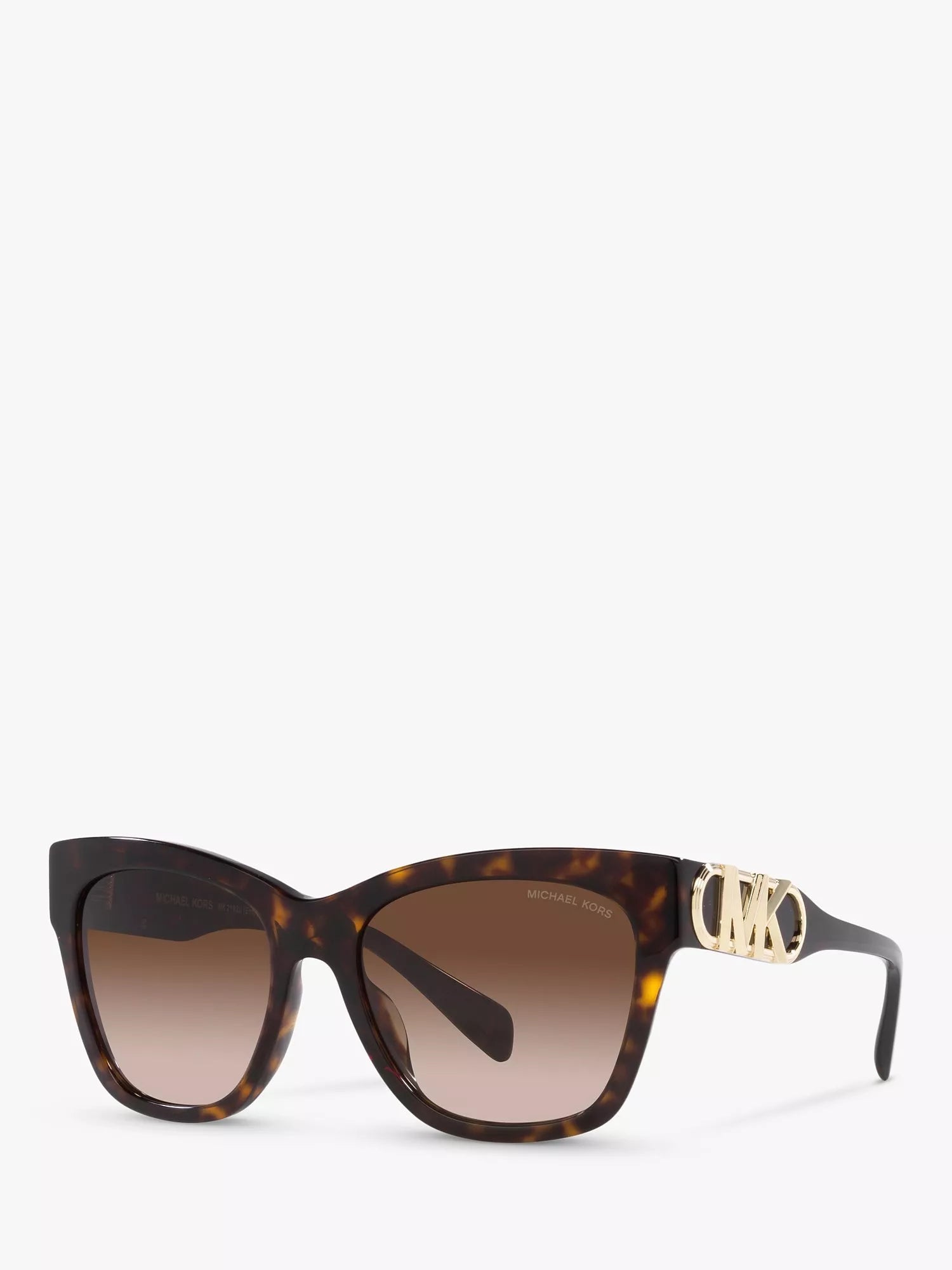 Michael Kors women's cat-eye sunglasses dark tortoise gradient (British brand)