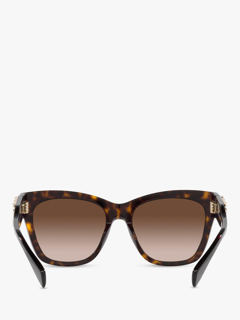 Michael Kors women's cat-eye sunglasses dark tortoise gradient (British brand)