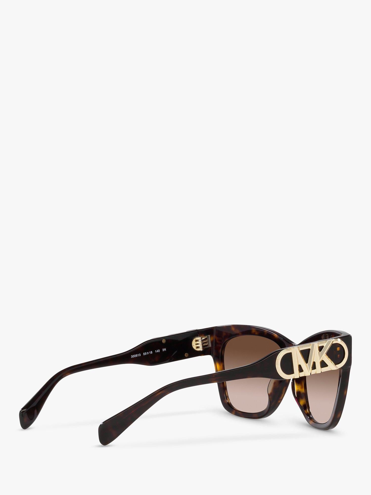 Michael Kors women's cat-eye sunglasses dark tortoise gradient (British brand)