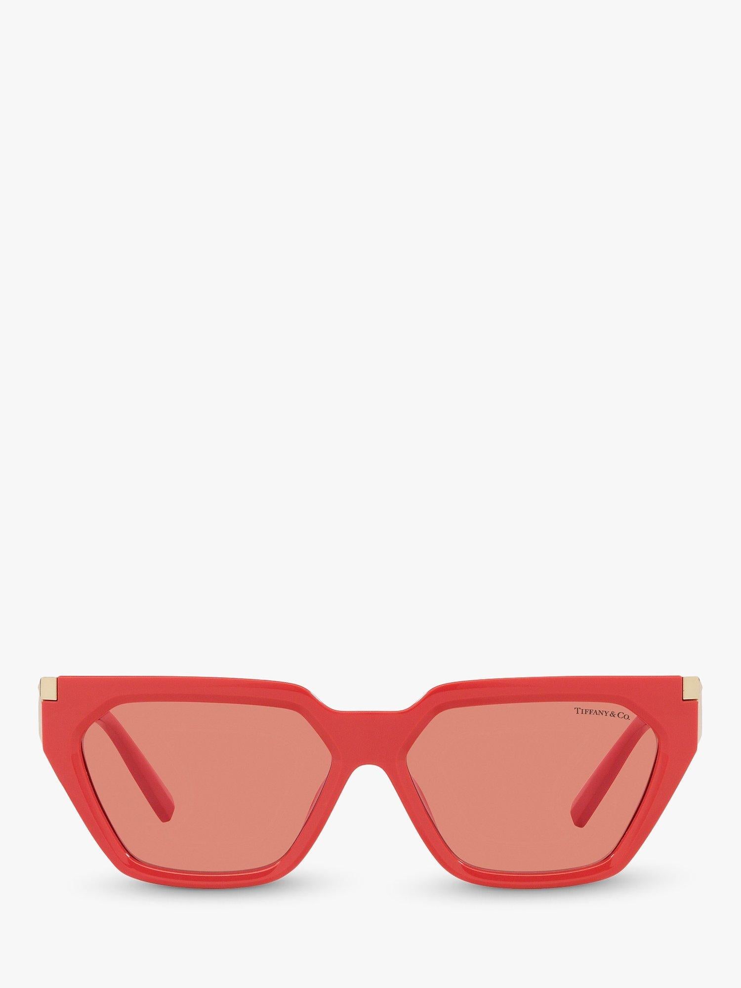 Tiffany & Co irregular coral sunglasses 56mm - British product