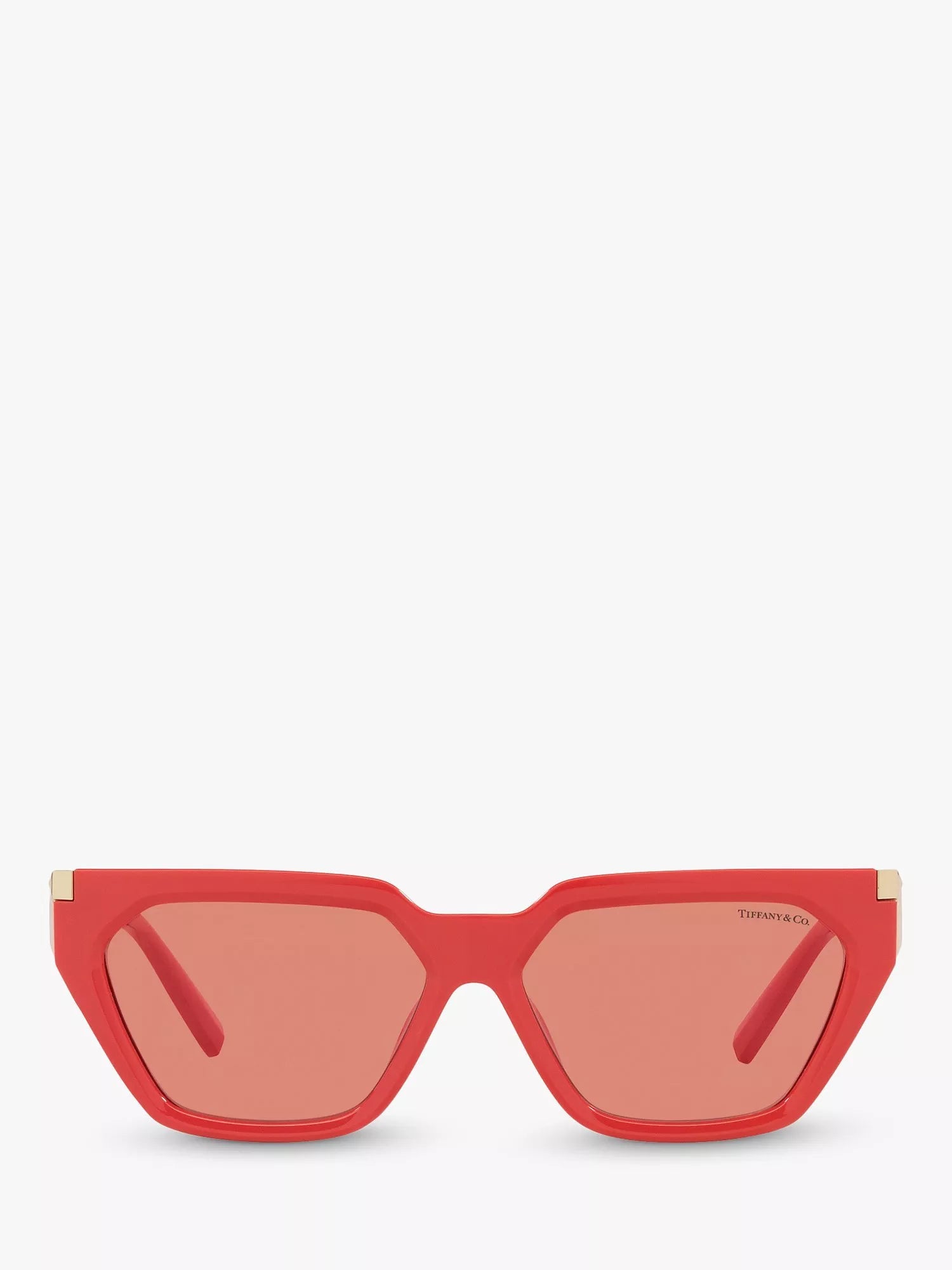 Tiffany & Co irregular coral sunglasses 56mm - British product