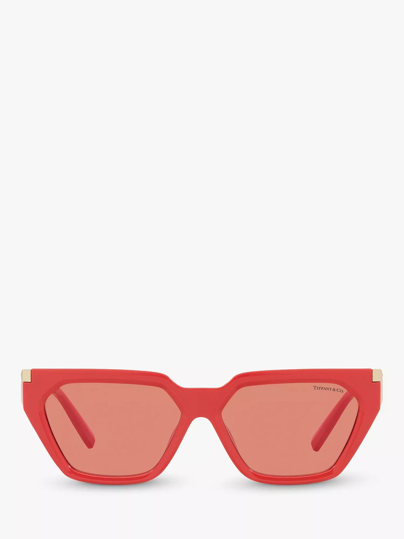 Tiffany & Co irregular coral sunglasses 56mm - British product