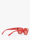 Tiffany & Co irregular coral sunglasses 56mm - British product