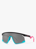 Oakley men's wrap sunglasses with polycarbonate lenses (British brand)