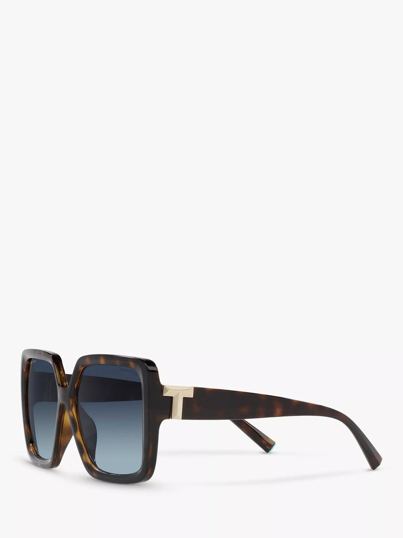 Tiffany & Co square Havana sunglasses 58mm, UK version