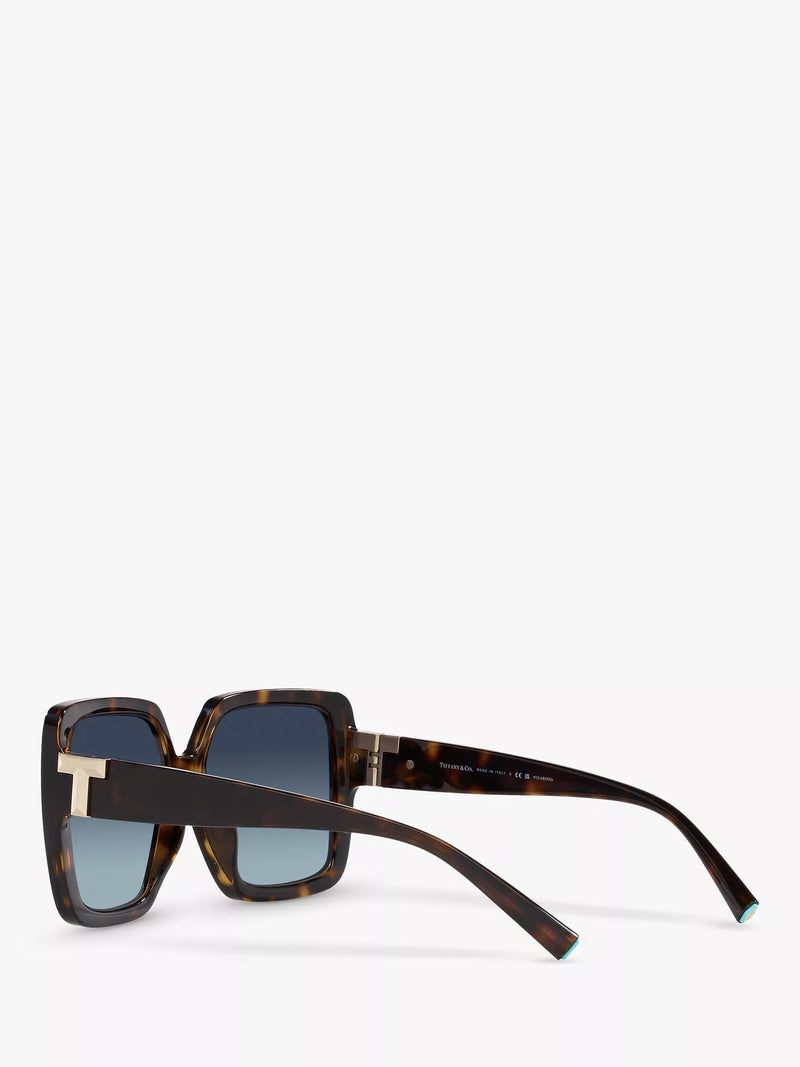 Tiffany & Co square Havana sunglasses 58mm, UK version