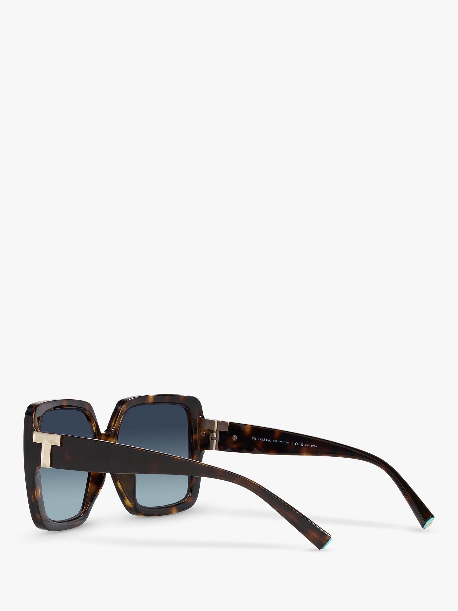 Tiffany & Co square Havana sunglasses 58mm, UK version