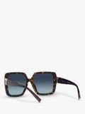 Tiffany & Co square Havana sunglasses 58mm, UK version