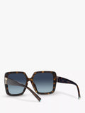 Tiffany & Co square Havana sunglasses 58mm, UK version