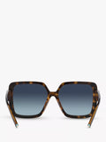 Tiffany & Co square Havana sunglasses 58mm, UK version