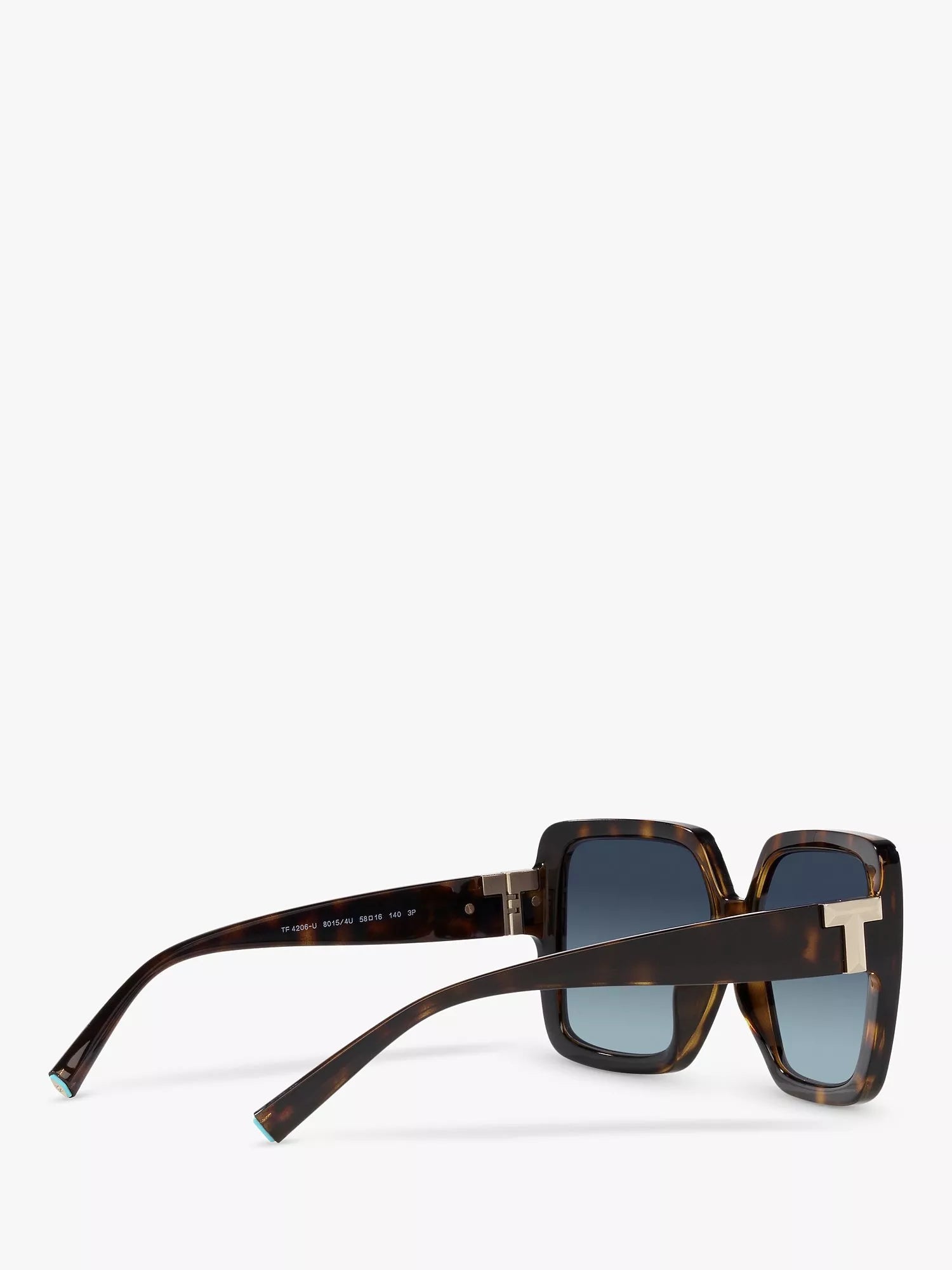 Tiffany & Co square Havana sunglasses 58mm, UK version