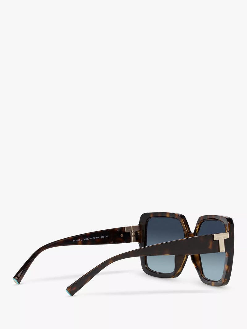 Tiffany & Co square Havana sunglasses 58mm, UK version