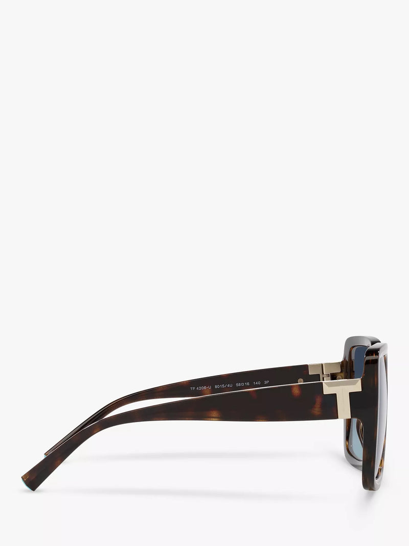 Tiffany & Co square Havana sunglasses 58mm, UK version
