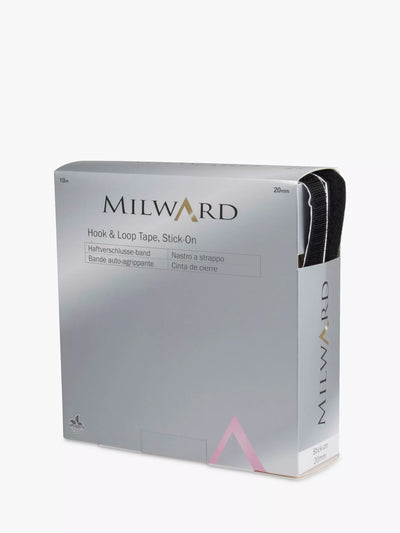 John Lewis Milward Stick On Hook & Loop Tape, L10m x W20mm- Buy online at McGrocer