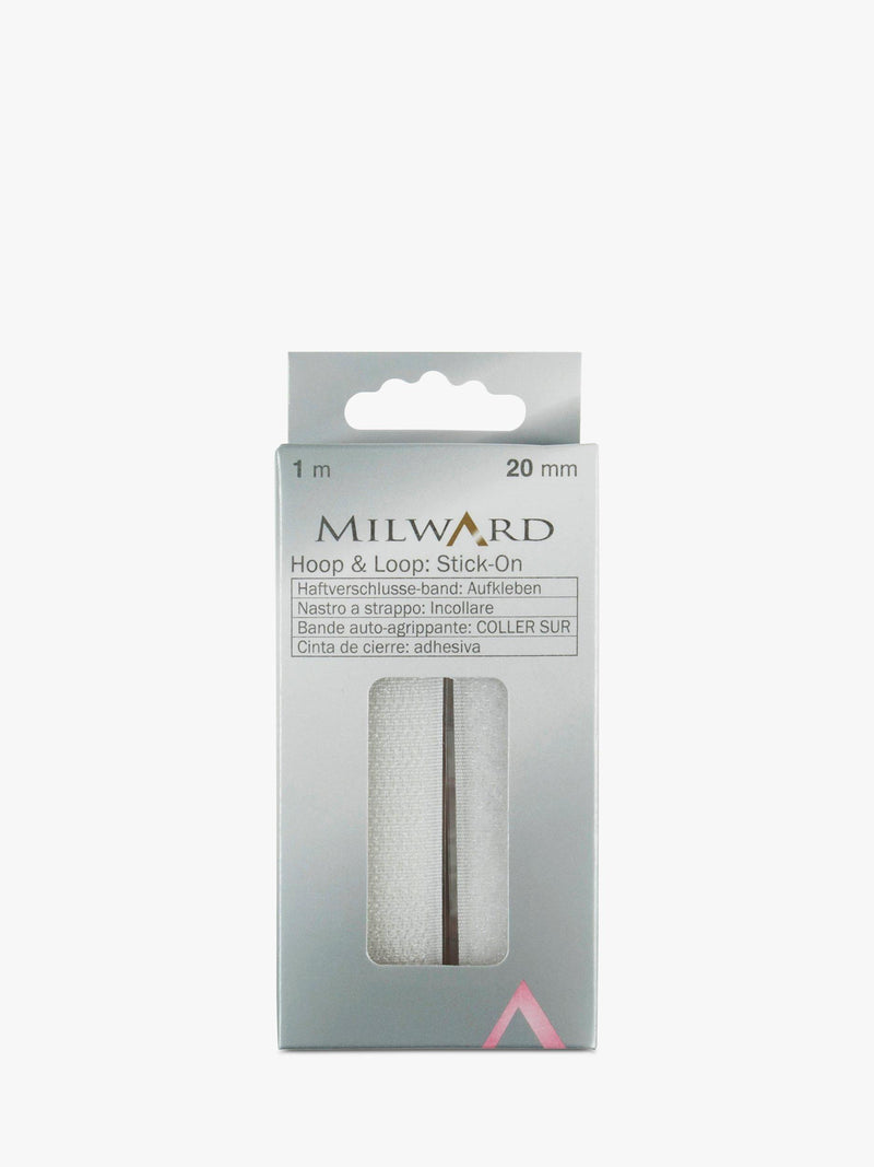 Milward Hook and Loop Tape 1m x 20mm - British product