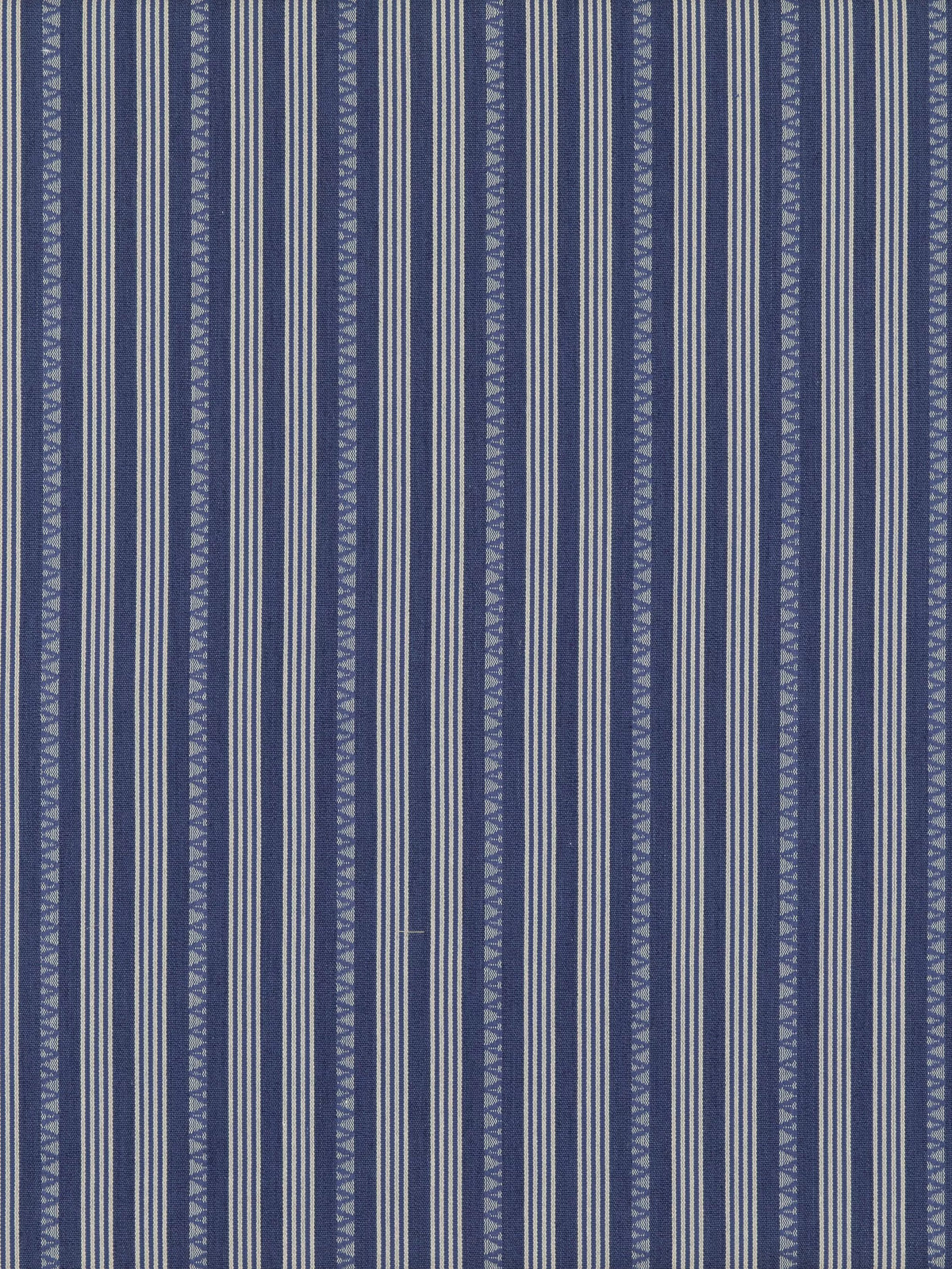 GP & J Baker Kilim Stripe furnishing fabric blue (British brand)