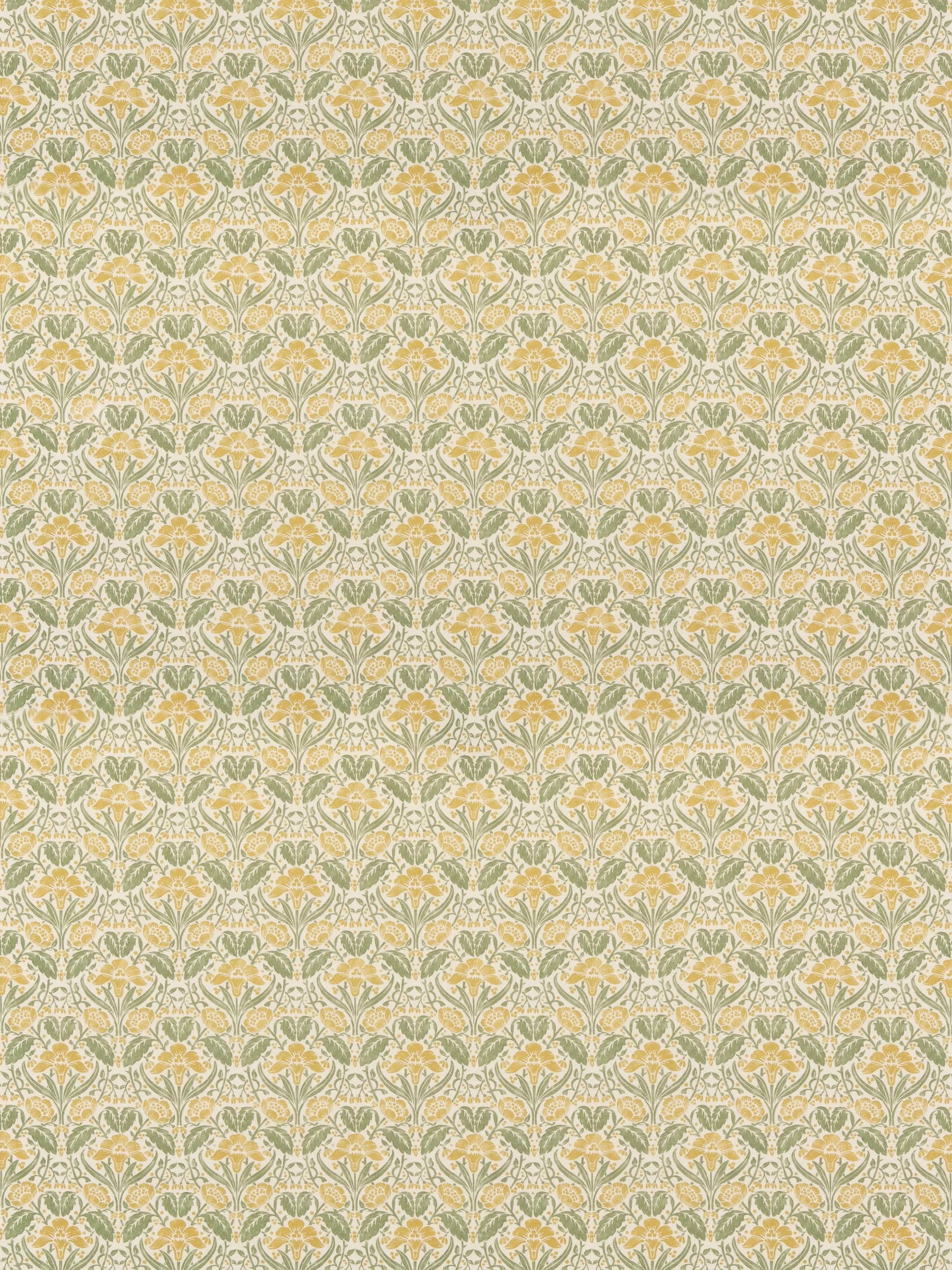 GP & J Baker Iris Meadow Furnishing Fabric, Green