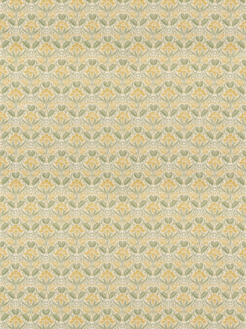 GP & J Baker Iris Meadow Furnishing Fabric, Green