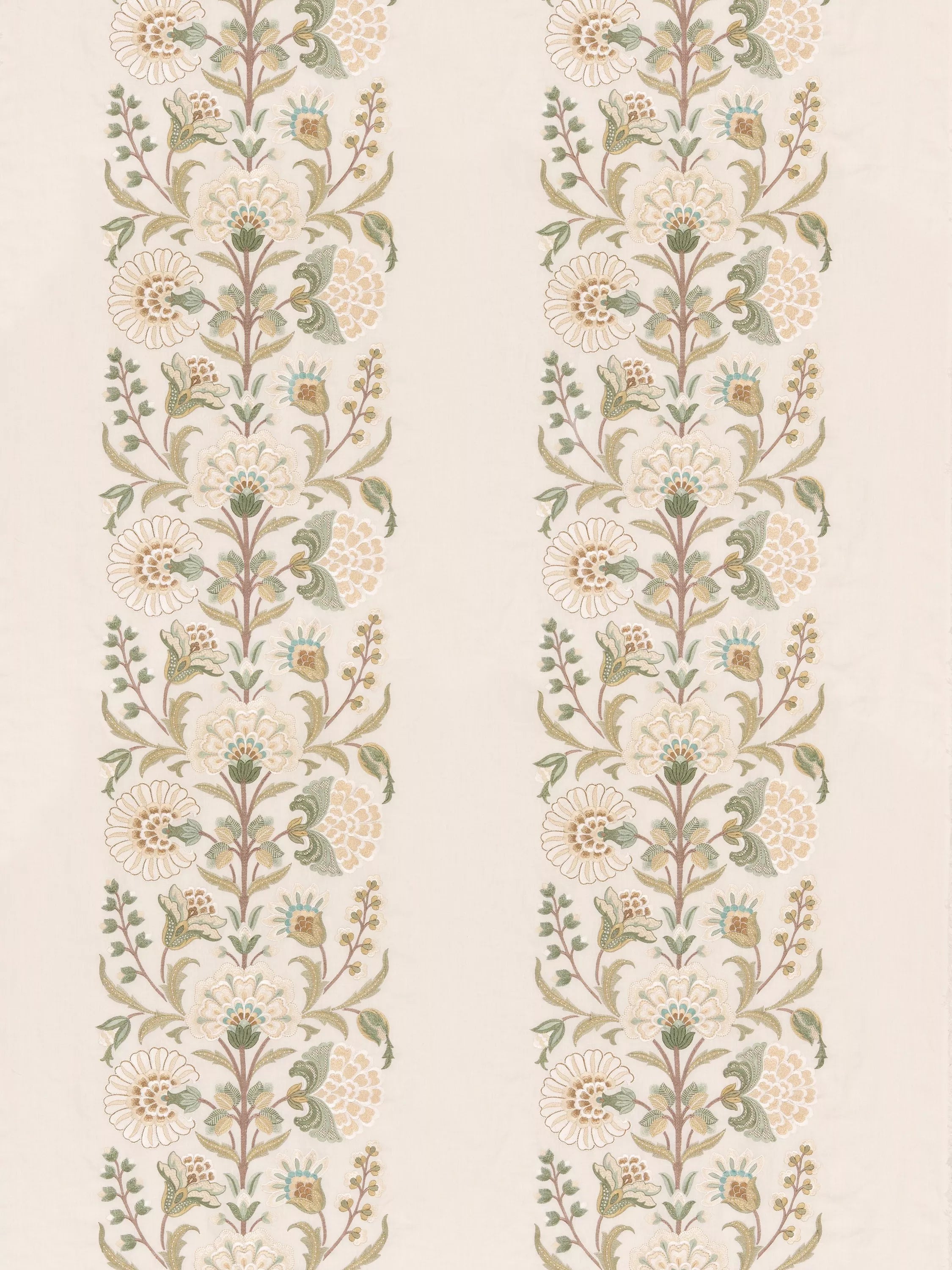 GP & J Baker Annesley green fabric 127cm, imported from the UK