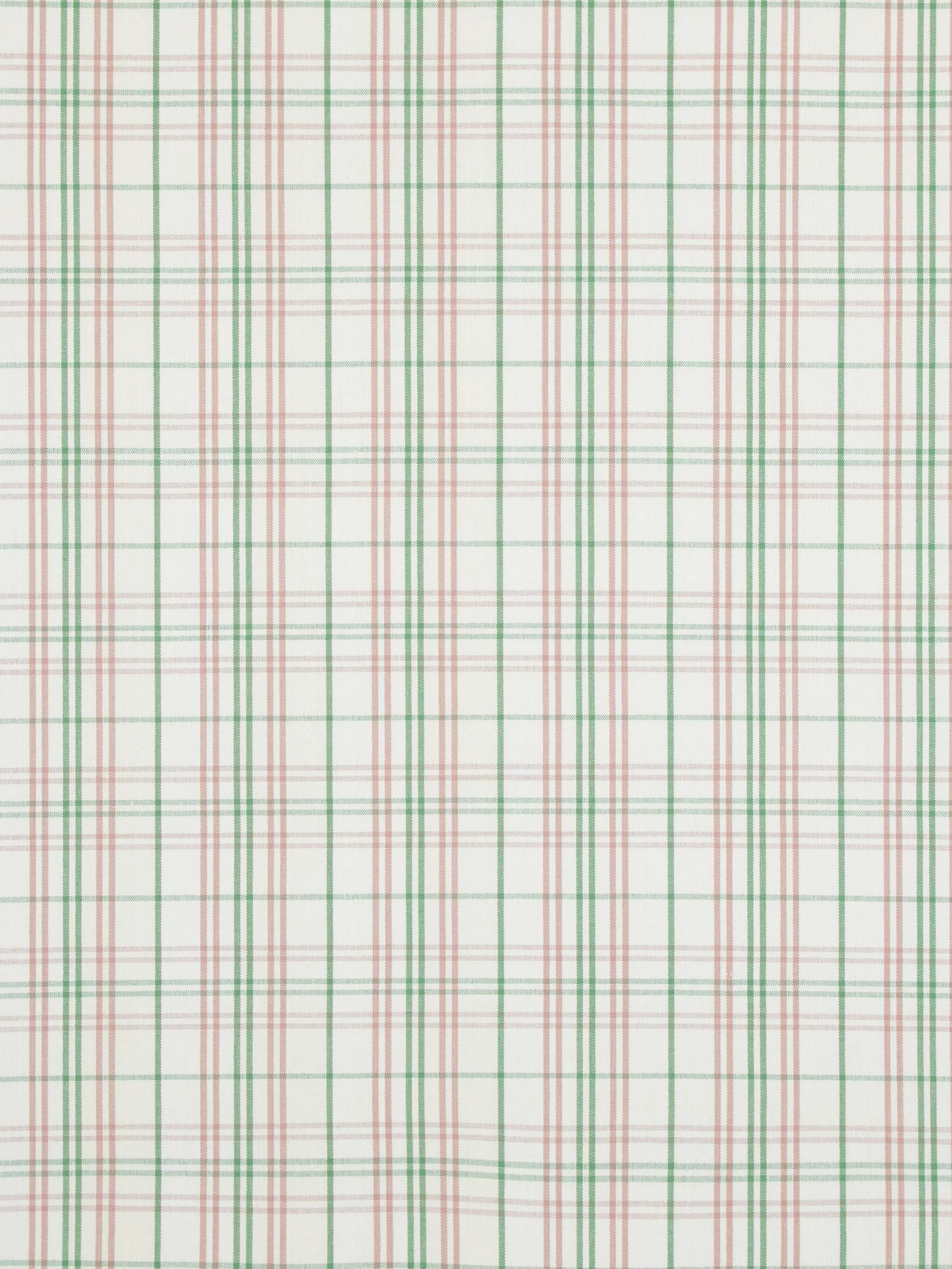 GP & J Baker Purbeck Check furnishing fabric green - British product