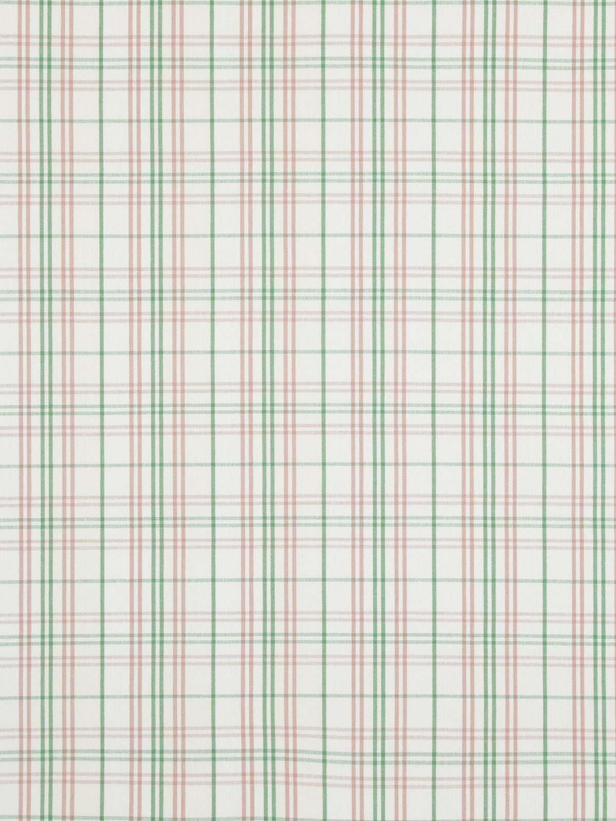 GP & J Baker Purbeck Check furnishing fabric green - British product