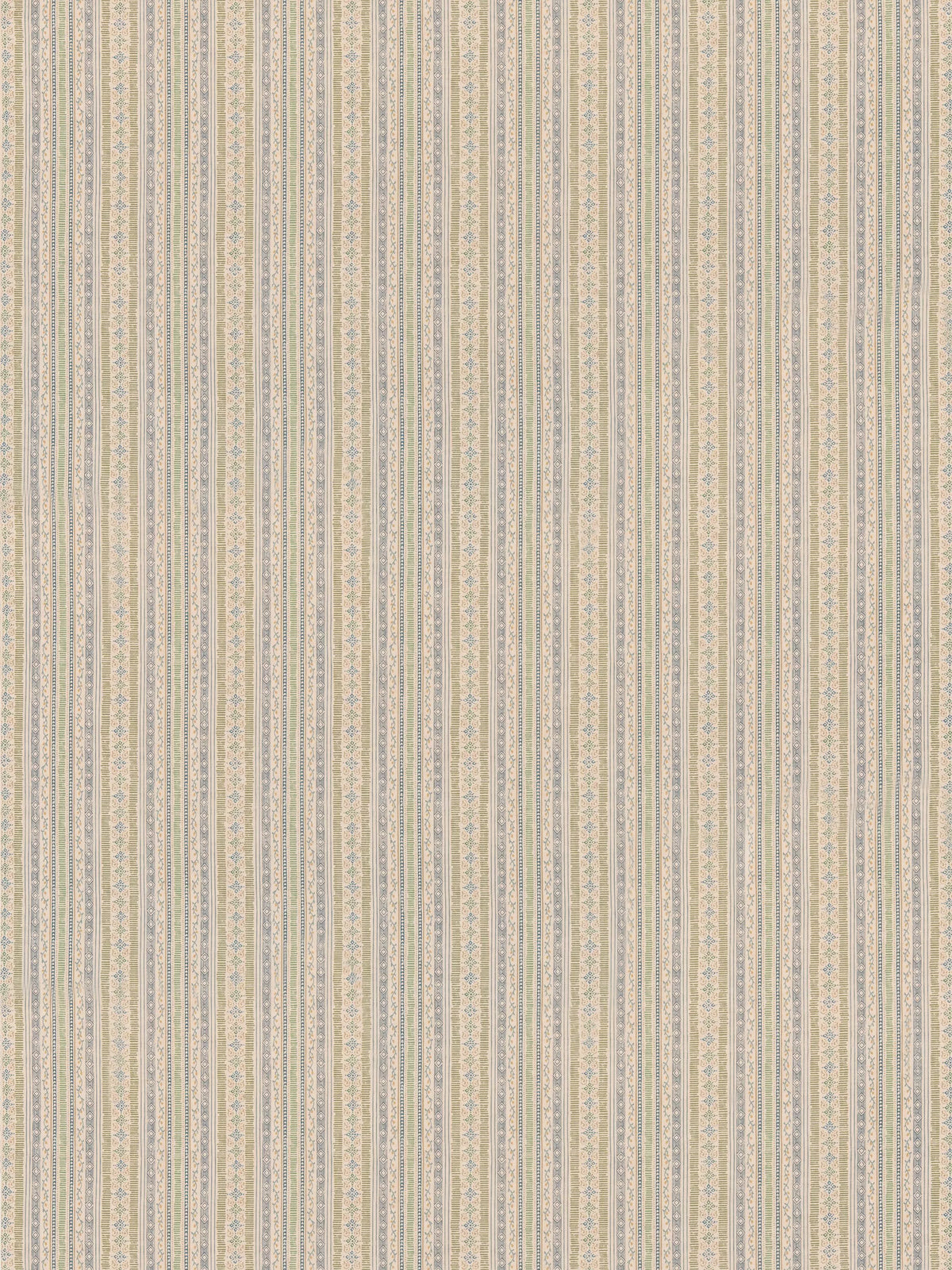 GP & J Baker Compton fabric green blue, imported from UK