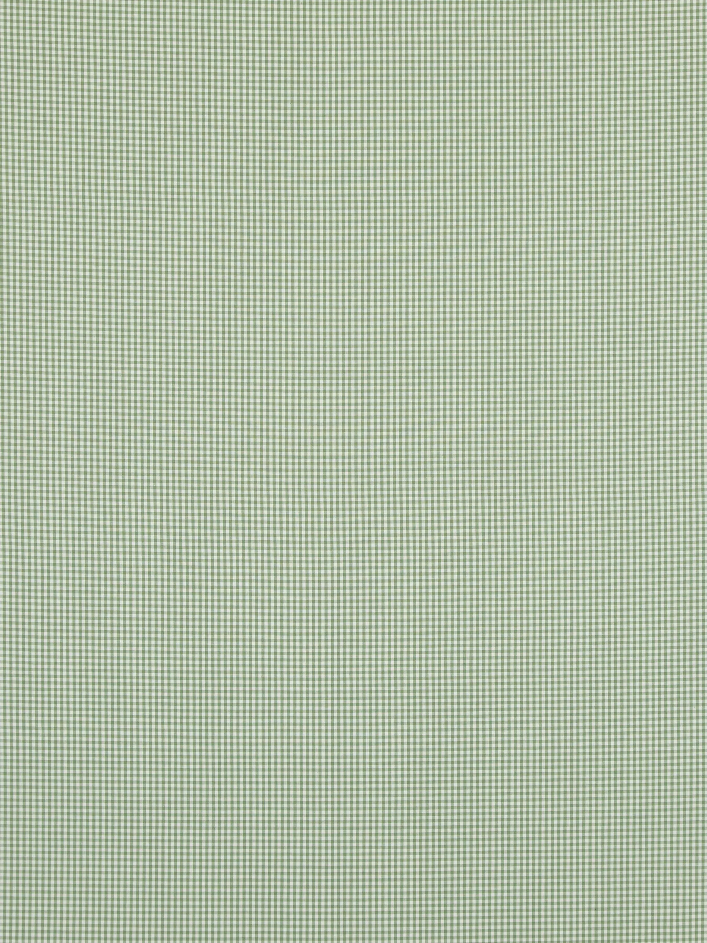 GP & J Baker Sherborne Gingham aqua furnishing fabric (British brand)