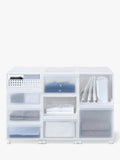 Like-it Stacking Storage Tray Clear H31cm, UK version
