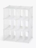 Like-it 3-tier shoe grid rack in smoked finish - British product