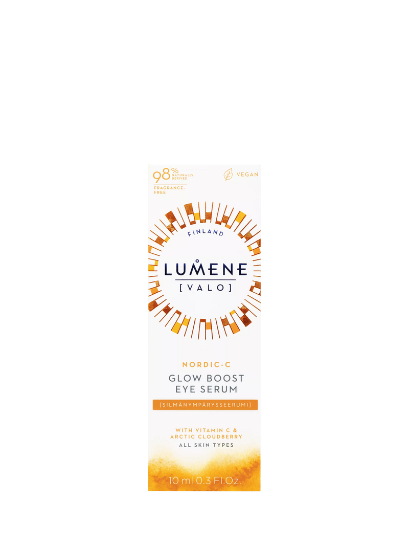 Lumene Nordic-C Valo Glow Boost Eye Serum 10ml, imported from the UK